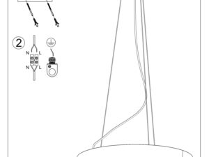 miniaturka Nowoczesny i Minimalistyczny Żyrandol SPARK SLIM 90