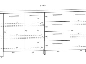 miniaturka Komoda IRFAN Funkcjonalna z Szufladami