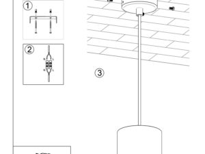miniaturka OCEANUS 1 Lampa Wisząca o Minimalistycznym Stylu