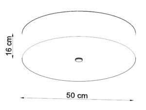 miniaturka Okrągły plafon SKY 50 dla Stylowych Wnętrz