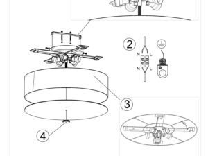miniaturka Okrągły plafon SKY 50 dla Stylowych Wnętrz