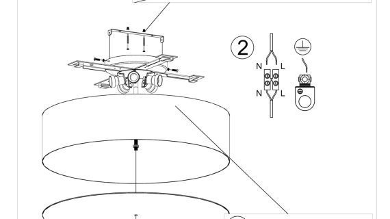 miniaturka Okrągły żyrandol plafonowy SKY 60
