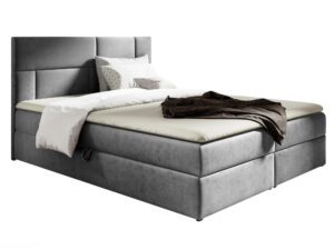 miniaturka Kontynentalne Łóżko Cavallo z Czarną Tapicerką