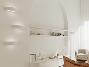 miniaturka Owalny Kinkiet Ceramiczny Elegancki LUCIDO