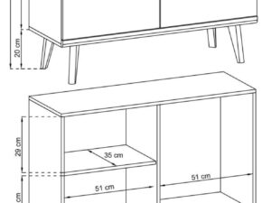 miniaturka Komoda Orys Ciepły Dąb Riviera