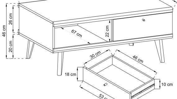 miniaturka Ława Orys 107cm Idealna do Salonu