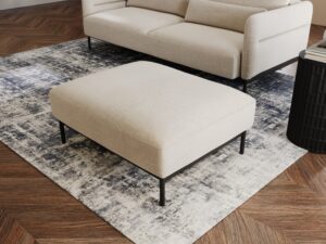 miniaturka Pufa ELLIZA Elegancja na Czarnych Nóżkach