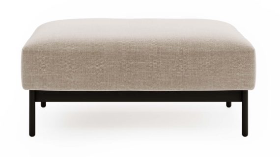 miniaturka Pufa ELLIZA Elegancja na Czarnych Nóżkach