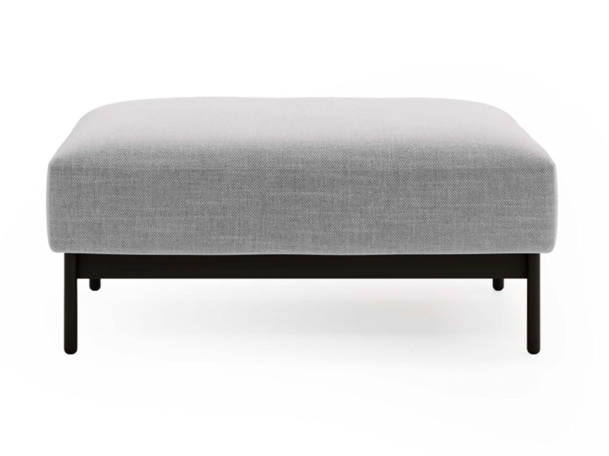 Pufa ELLIZA Elegancja na Czarnych Nóżkach