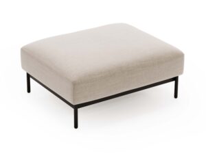 miniaturka Pufa ELLIZA Elegancja na Czarnych Nóżkach