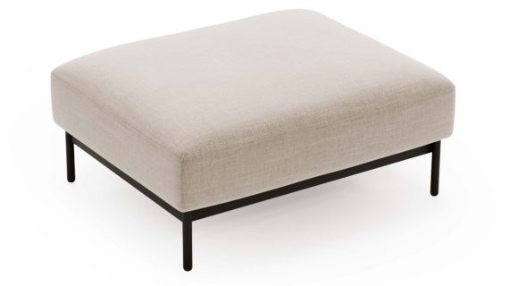 miniaturka Pufa ELLIZA Elegancja na Czarnych Nóżkach