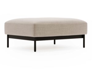 miniaturka Pufa ELLIZA Elegancja na Czarnych Nóżkach