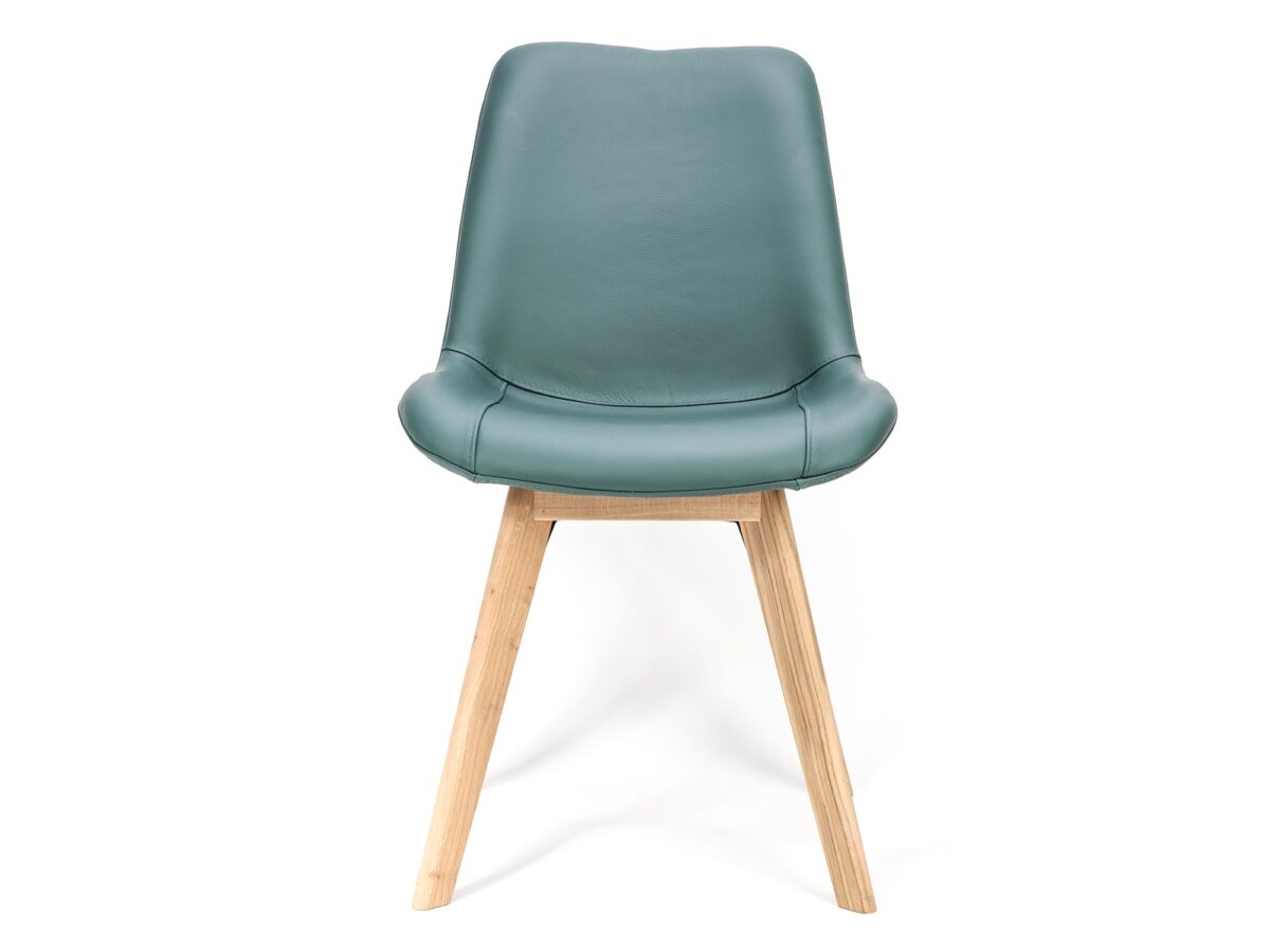 Tapicerowane Krzesło Turkusowe do Jadalni KELSO