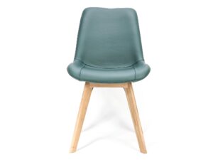 Tapicerowane Krzesło Turkusowe do Jadalni KELSO