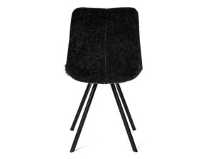 miniaturka Klasyczne Krzesło Tapicerowane Czarne KELSO 2