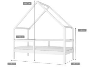 miniaturka Łóżeczko Dziecięce Fiora Typ Domek