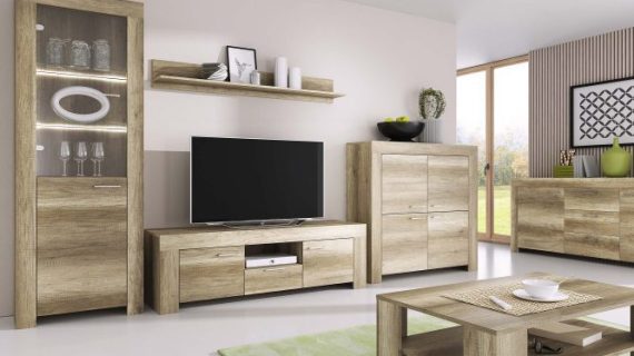 Komoda Niebo 120cm w Dębowym Odcieniu - obrazek 8