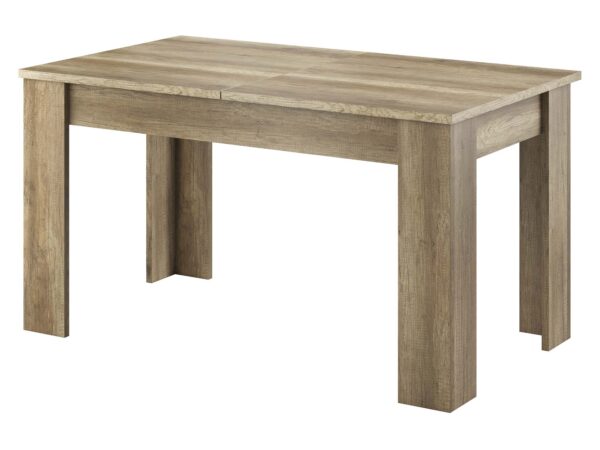 Stół w stylu rustykalnym z litego drewna, prosty design