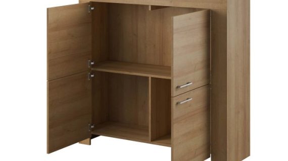 Komoda Niebo 120cm w Dębowym Odcieniu - obrazek 2