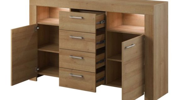 miniaturka Komoda Niebo Stylowa z Prostym Uchwytem