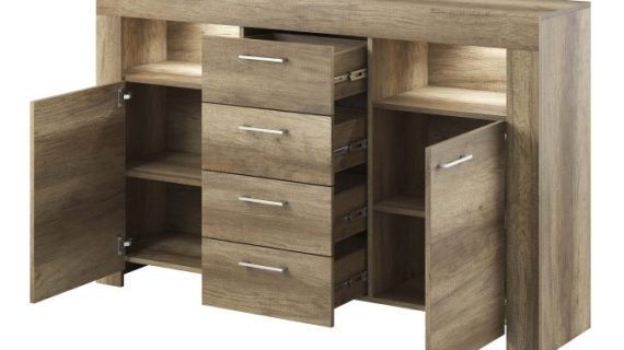 miniaturka Komoda Niebo Stylowa z Prostym Uchwytem