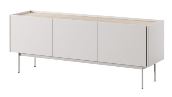 miniaturka Szafka RTV Ceka 144cm Kaszmir i Cegła Nowoczesny Wyraz