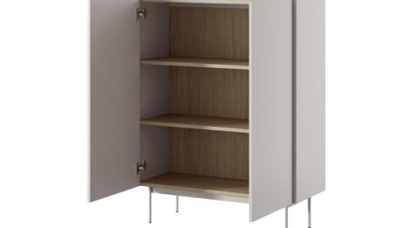 miniaturka Komoda Ceka 97cm Odcienie Kaszmir i Cegła Nowoczesność