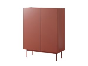 miniaturka Komoda Ceka 97cm Odcienie Kaszmir i Cegła Nowoczesność