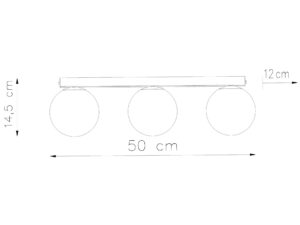 miniaturka Plafon 3-punktowy YUCCA styl skandynawski
