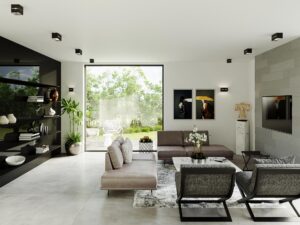 miniaturka Plafon Aluminiowy Solidny w Stylu Minimalistycznym LYSR