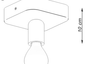 miniaturka Plafon Elegancki Minimalizm Sirius 1