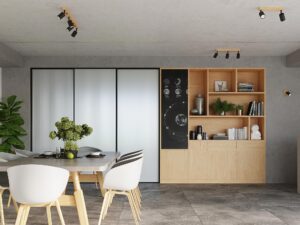 miniaturka Plafon Minimalistyczny Biały i Czarny CLARIS 3P