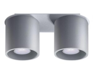 miniaturka Plafon OCEANUS 2 w Eleganckiej Palecie Czerni Szarości i Bieli