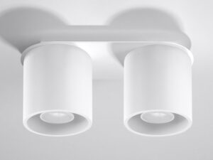 miniaturka Plafon OCEANUS 2 w Eleganckiej Palecie Czerni Szarości i Bieli