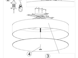 miniaturka Plafon Uniwersalny Nowoczesny SKY 90