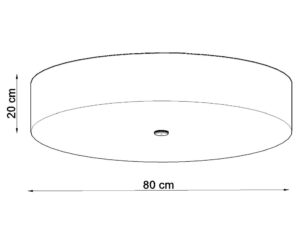 miniaturka Plafon do Każdego Pomieszczenia SKY 80
