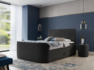 miniaturka Klasyczne Łóżko SABBIA z Pojemnikiem na Pościel