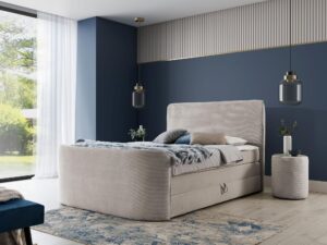 miniaturka Klasyczne Łóżko SABBIA z Pojemnikiem na Pościel