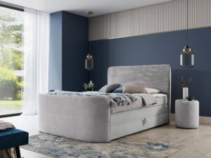 miniaturka Klasyczne Łóżko SABBIA z Pojemnikiem na Pościel