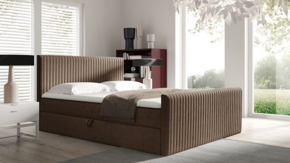 miniaturka Kontynentalne Łóżko Nobile z Funkcją Przechowywania