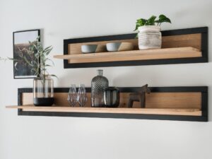 miniaturka Półka Wisząca Opus I Dekoracyjny Akcent z Litego Dębu