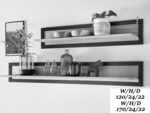 miniaturka Półka Wisząca Opus II Praktyczny i Dekoracyjny Element