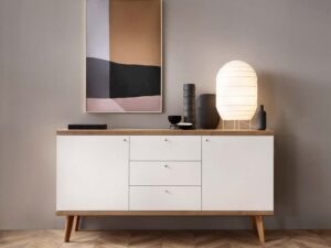 miniaturka Komoda Orys Biel i Dąb Riviera Luksusowa