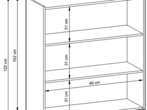 miniaturka Komoda Ceka 97cm Odcienie Kaszmir i Cegła Nowoczesność