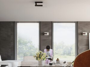 miniaturka Przytulny Kinkiet z Drewna i Szkła LIVORNO