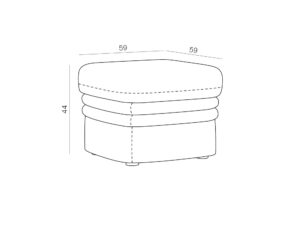 miniaturka Pufa Klasyczna Do Salonu Sewila