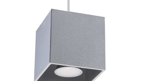 QUARK 1 Lampa Wisząca w Tonacjach Czerni Szarości i Bieli