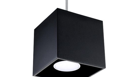 miniaturka QUARK 1 Lampa Wisząca w Tonacjach Czerni Szarości i Bieli