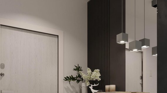 miniaturka QUARK 1 Lampa Wisząca w Tonacjach Czerni Szarości i Bieli