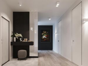 miniaturka QUARK 1 Lampa Wisząca w Tonacjach Czerni Szarości i Bieli